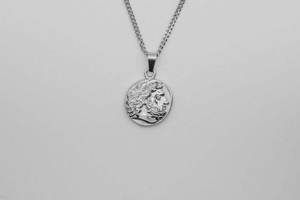 Zeus Pendant Necklace - Silver necklace Midnight City Jewellery 
