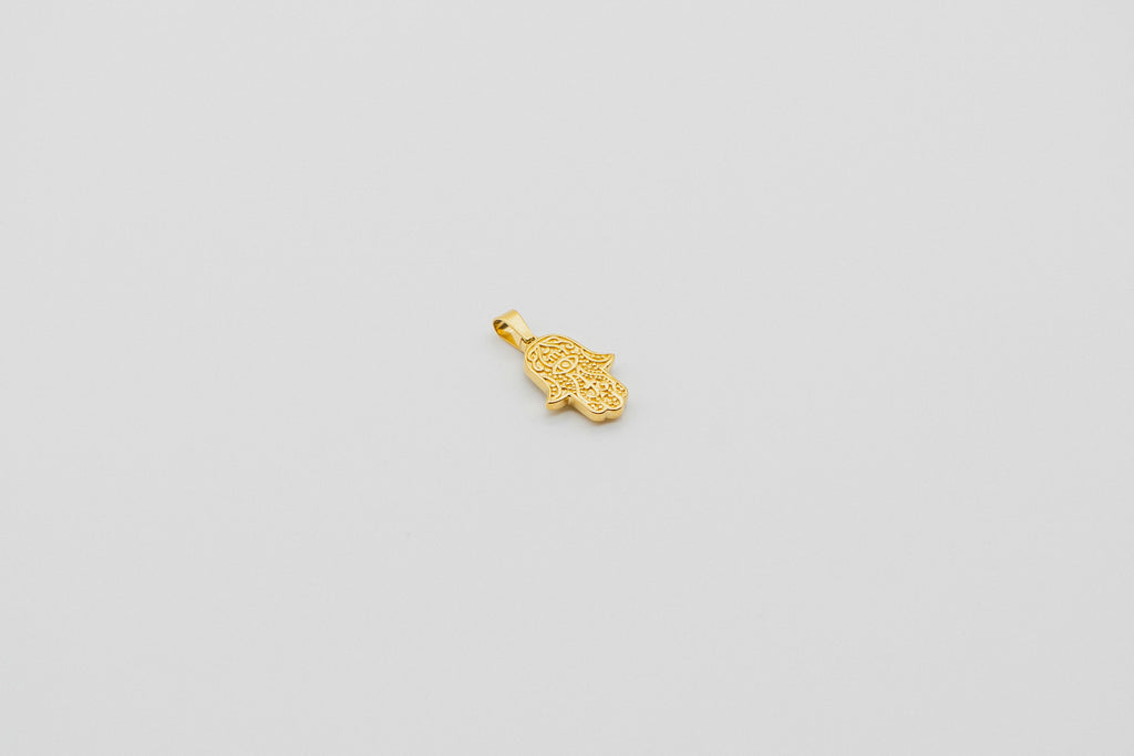 Hamsa Pendant - Gold pendant Midnight City Jewellery 