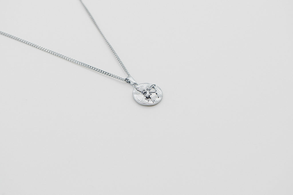 Eros Pendant Necklace - Silver necklace Midnight City Jewellery 