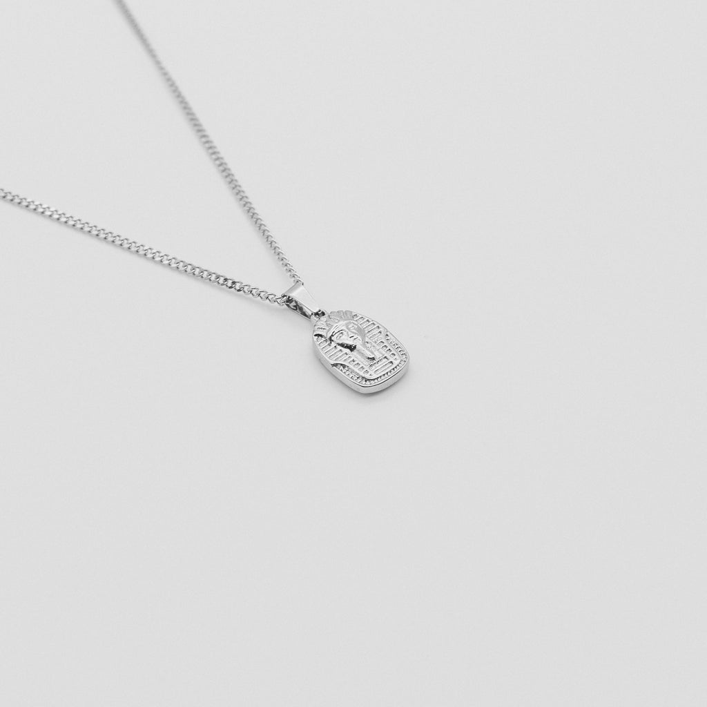 King Tut Pendant Necklace - Silver necklace Midnight City Jewellery 