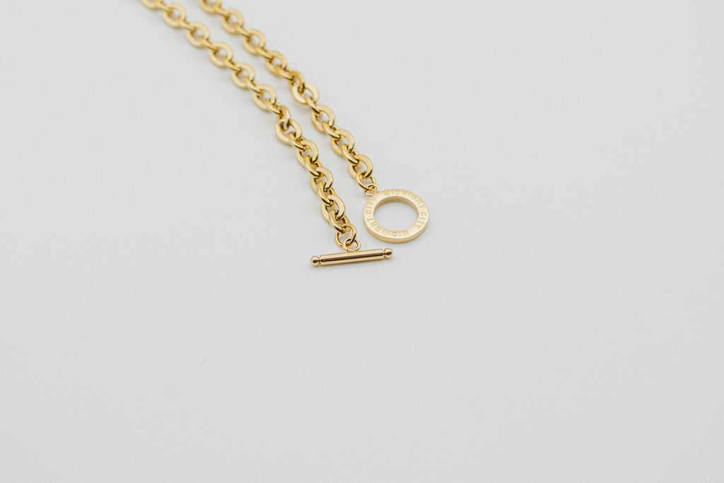 Toggle Chain - Gold 6mm chain Midnight City Jewellery 