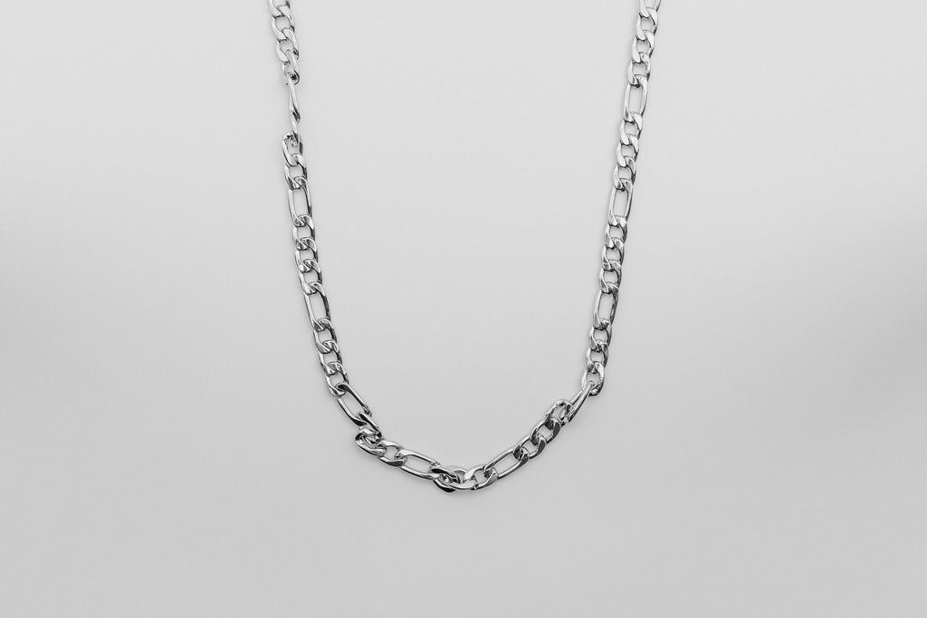 Figaro Chain - Silver 6mm chain Midnight City Jewellery 