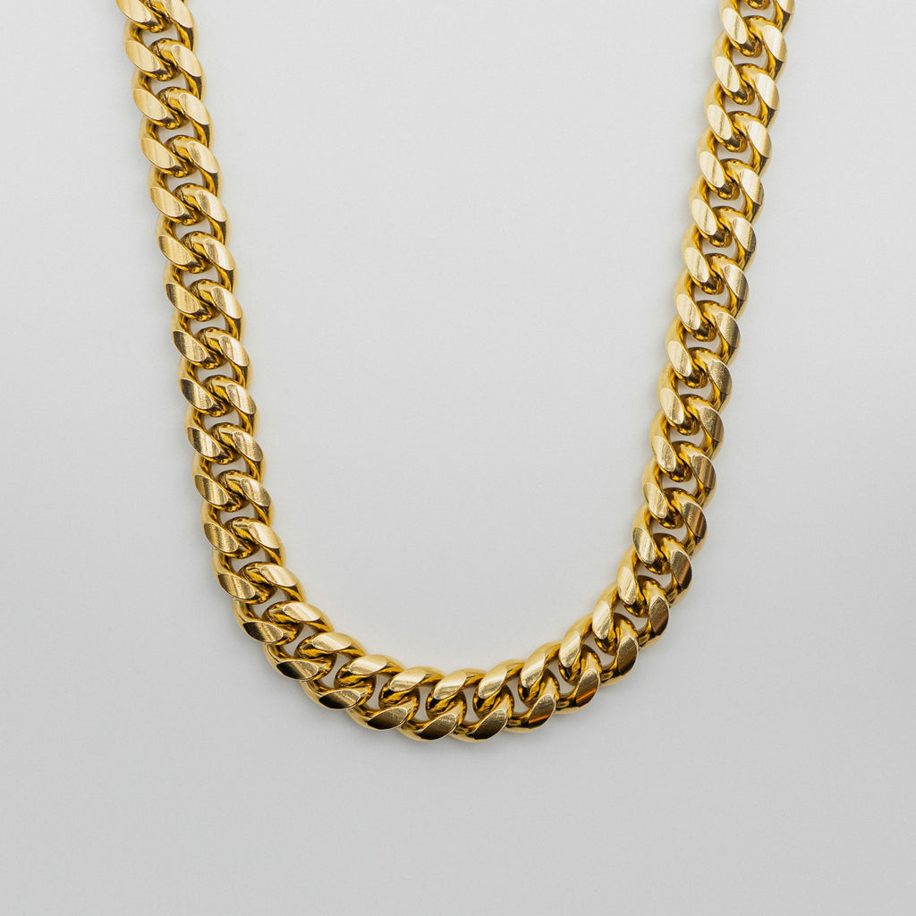 Heavyweight Cuban Chain - Gold 12mm chain Midnight City Jewellery 