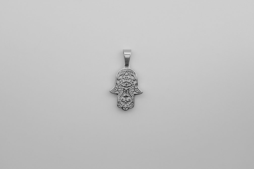 Hamsa Pendant - Silver pendant Midnight City Jewellery 