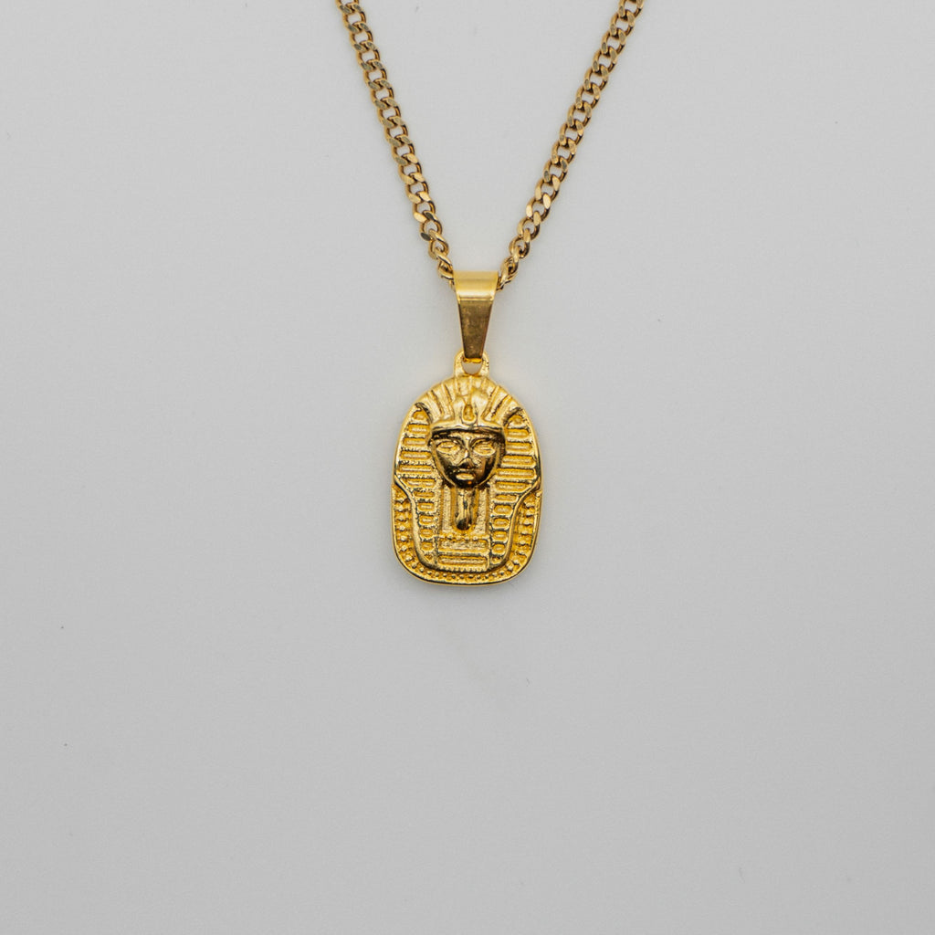King Tut Pendant Necklace - Gold necklace Midnight City Jewellery 