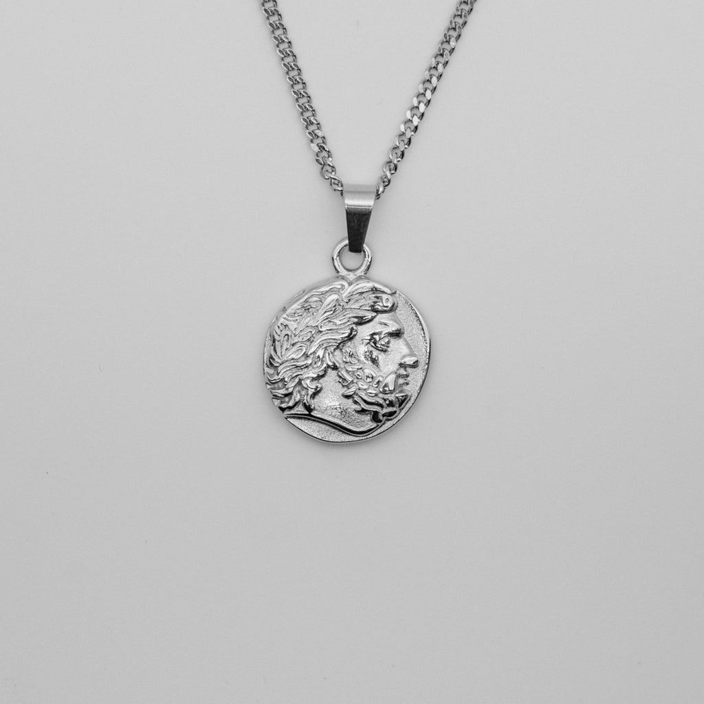 Zeus Pendant Necklace - Silver necklace Midnight City Jewellery 