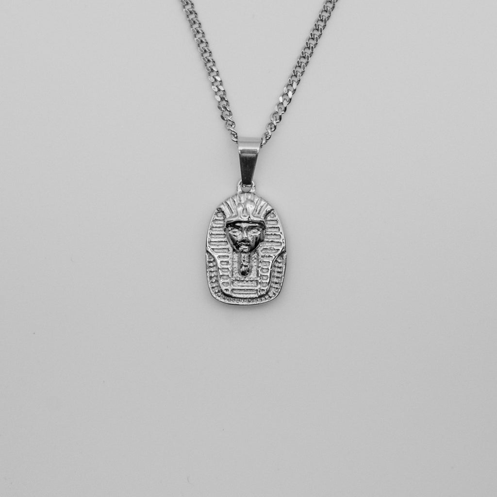 King Tut Pendant Necklace - Silver necklace Midnight City Jewellery 
