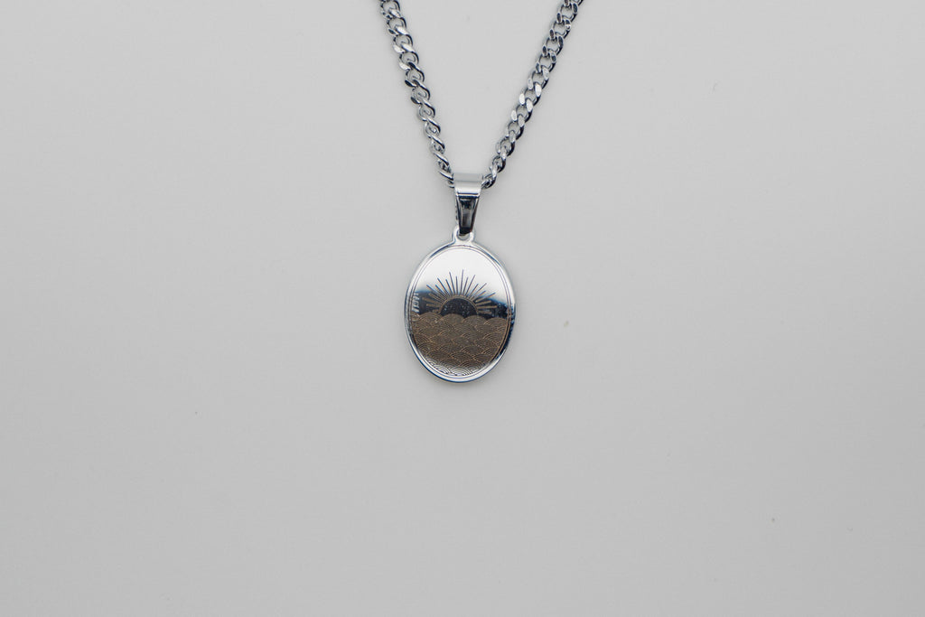 Sunrise Necklace - Silver necklace Midnight City Jewellery 
