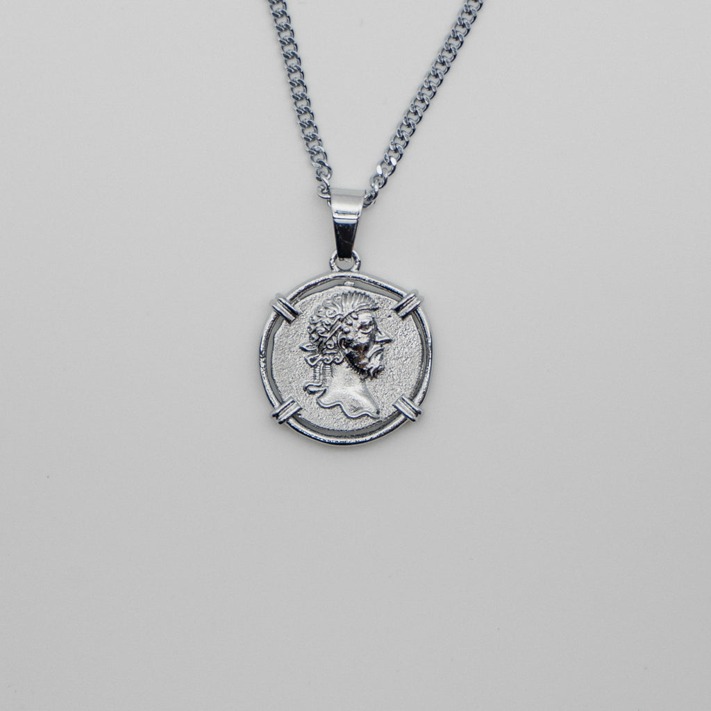 Aurelius Pendant Necklace - Silver necklace Midnight City Jewellery 
