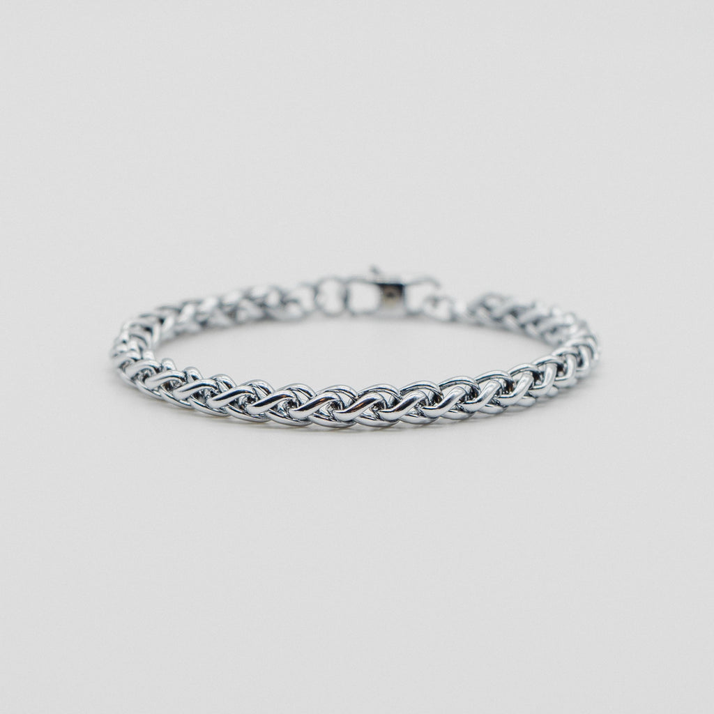 Wheat Bracelet - Silver bracelet Midnight City Jewellery 