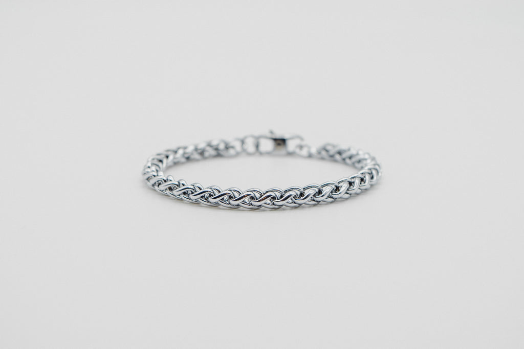 Wheat Bracelet - Silver bracelet Midnight City Jewellery 