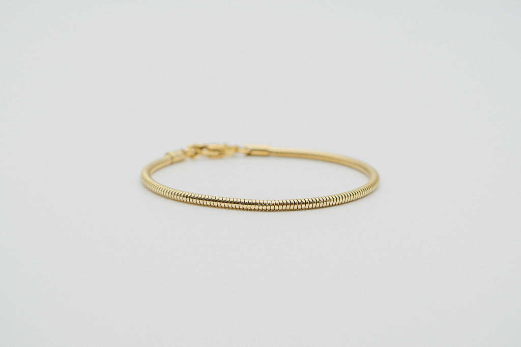 Snake Bracelet - Gold bracelet Midnight City Jewellery 