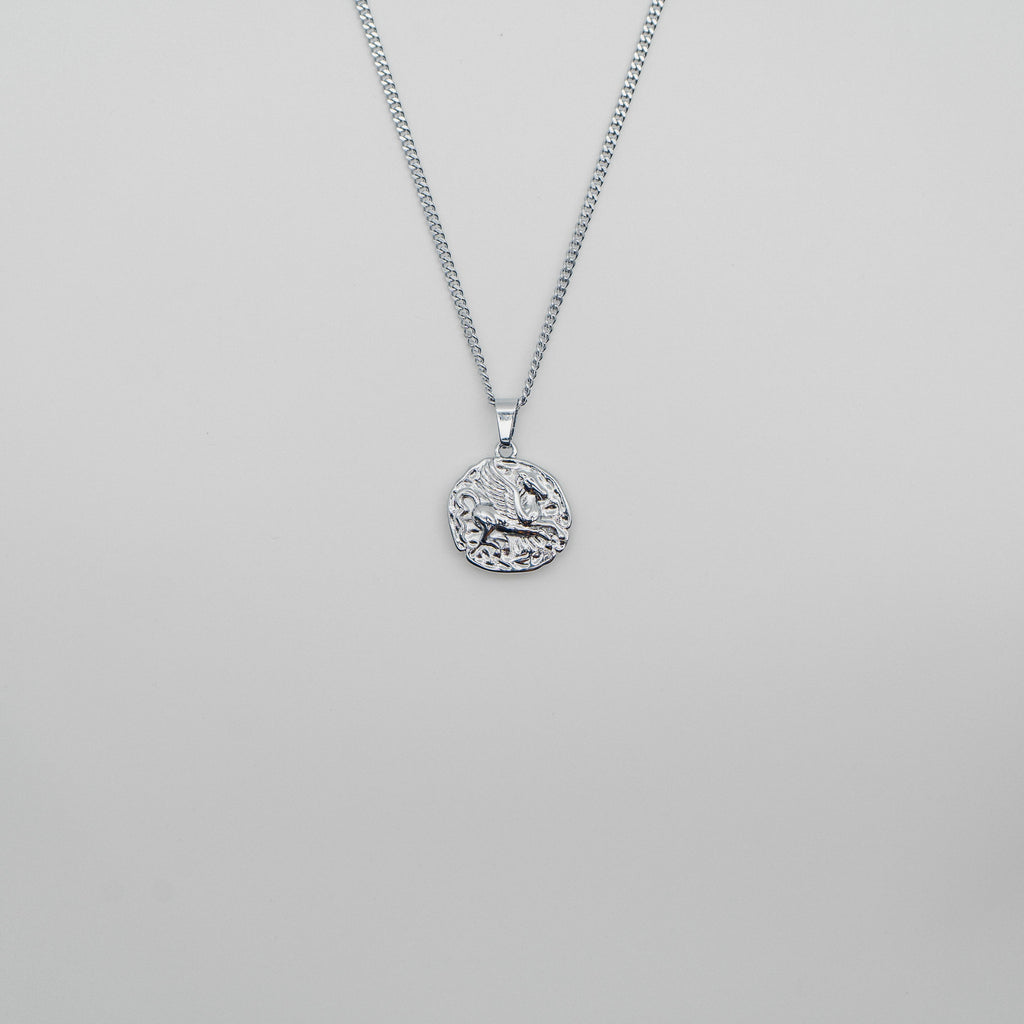Pegasus Pendant Necklace - Silver necklace Midnight City Jewellery 