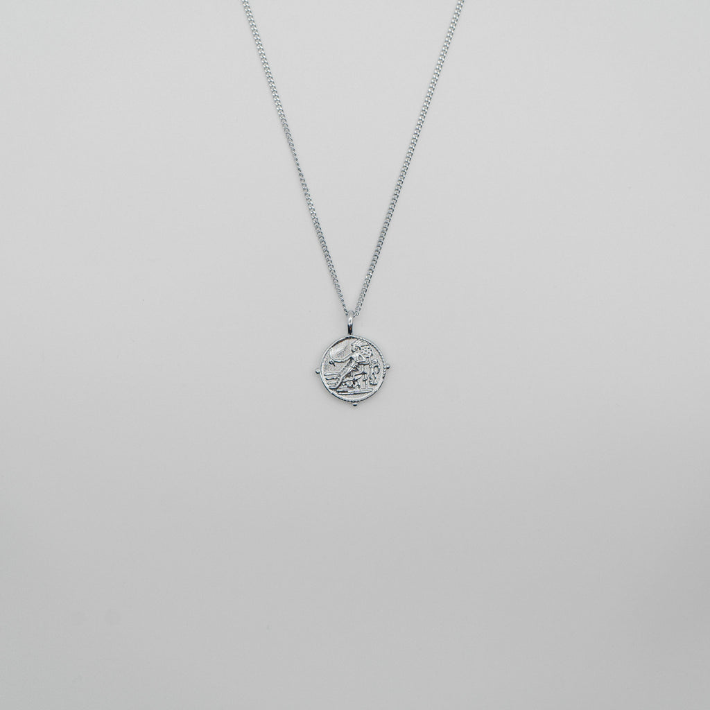 Aphrodite Pendant Necklace - Silver necklace Midnight City Jewellery 