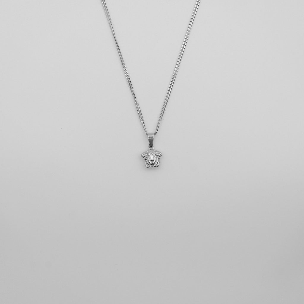 Mini Medusa Pendant Necklace - Silver necklace Midnight City Jewellery 