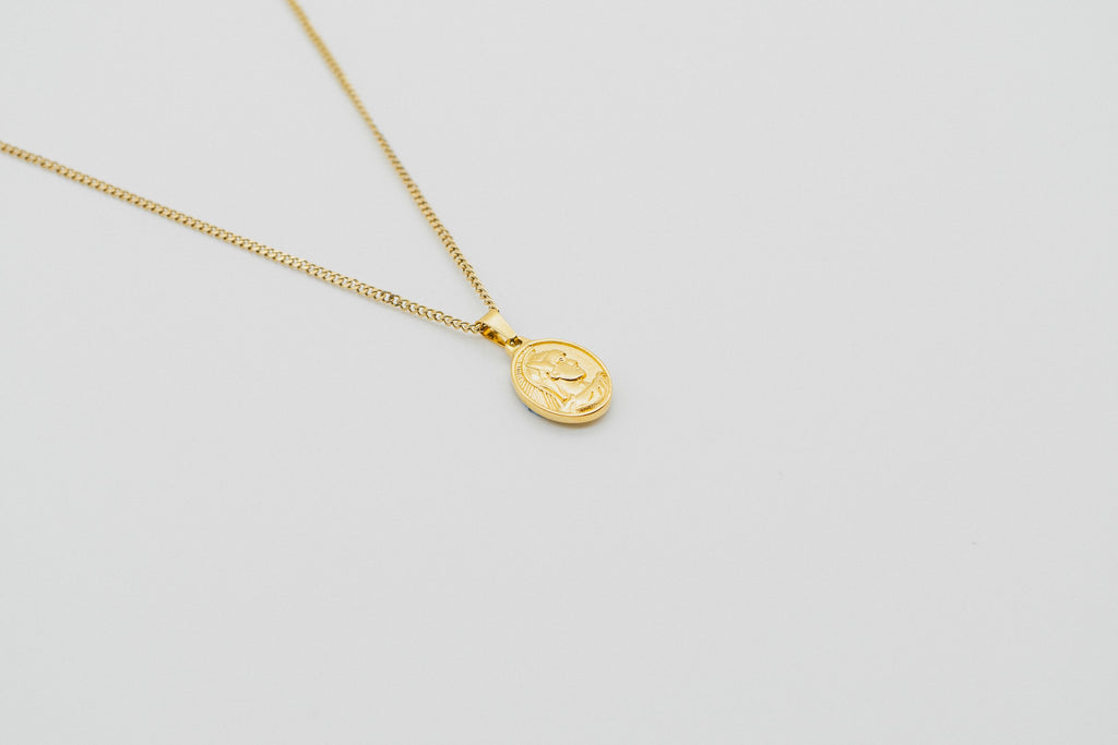 Centurion Pendant Necklace - Gold necklace Midnight City Jewellery 