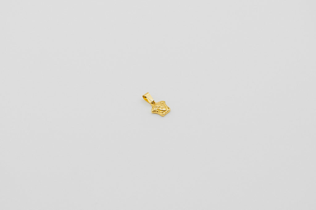 Mini Medusa Pendant - Gold pendant Midnight City Jewellery 