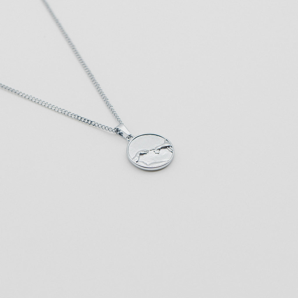 Reach Out Pendant Necklace - Silver necklace Midnight City Jewellery 