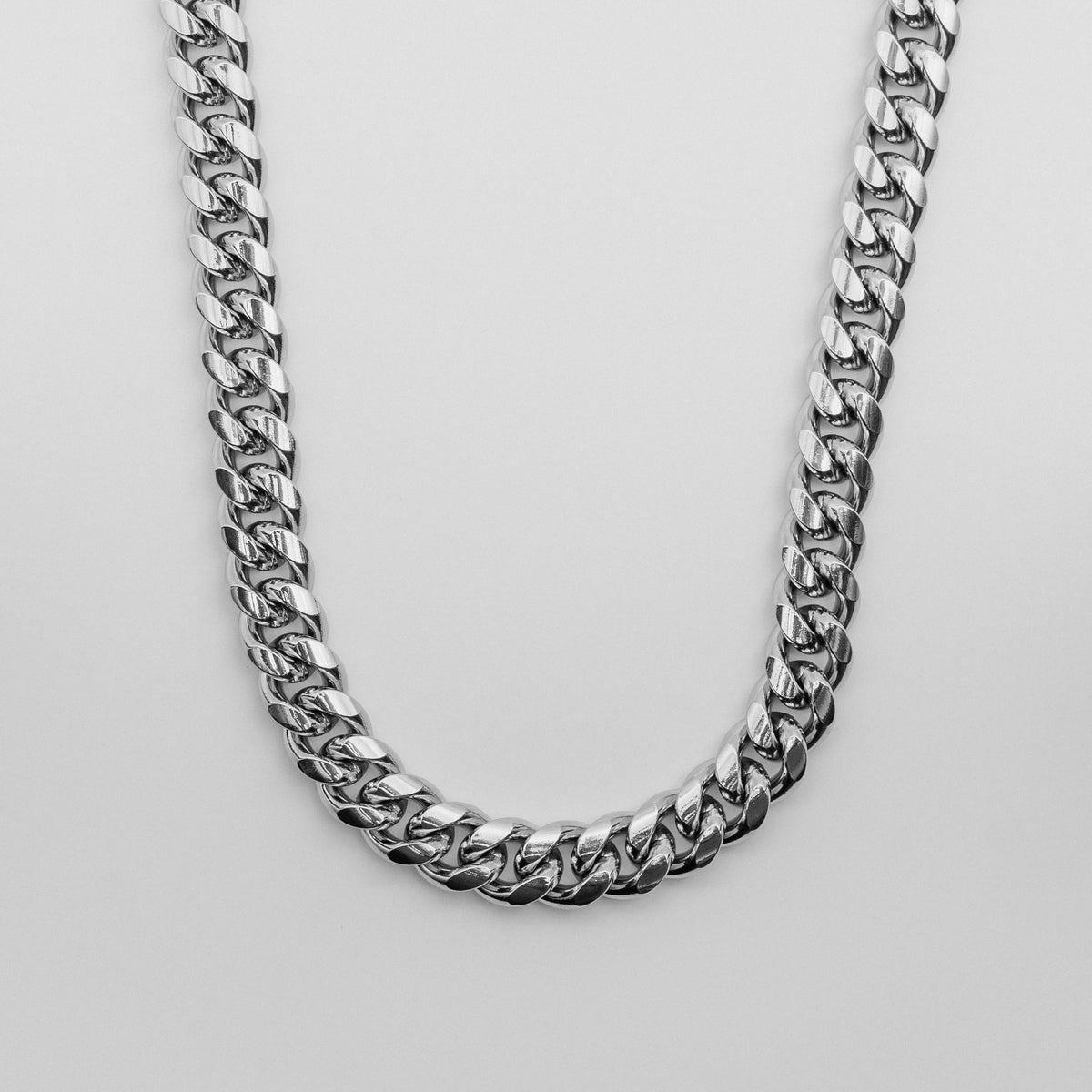 Heavyweight Cuban Chain - Silver 12mm – Midnight City