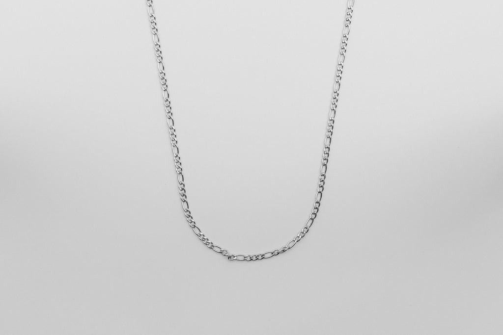 Figaro Chain - Silver chain Midnight City Jewellery 