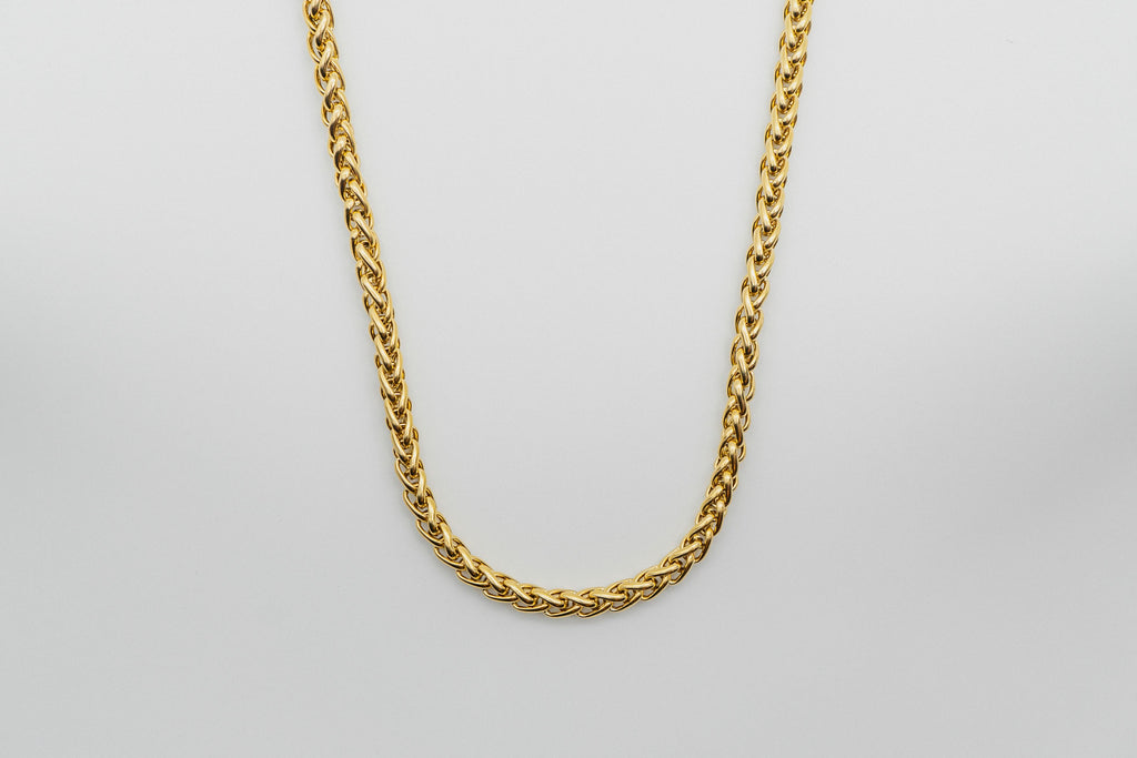 Wheat Chain - Gold 6mm chain Midnight City Jewellery 