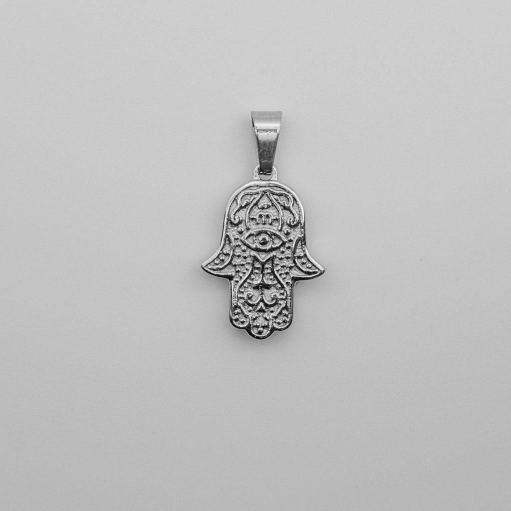 Hamsa Pendant - Silver pendant Midnight City Jewellery 