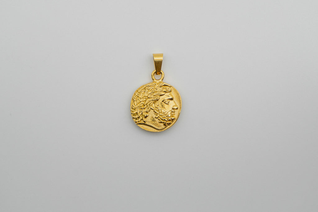 Zeus Pendant - Gold pendant Midnight City Jewellery 
